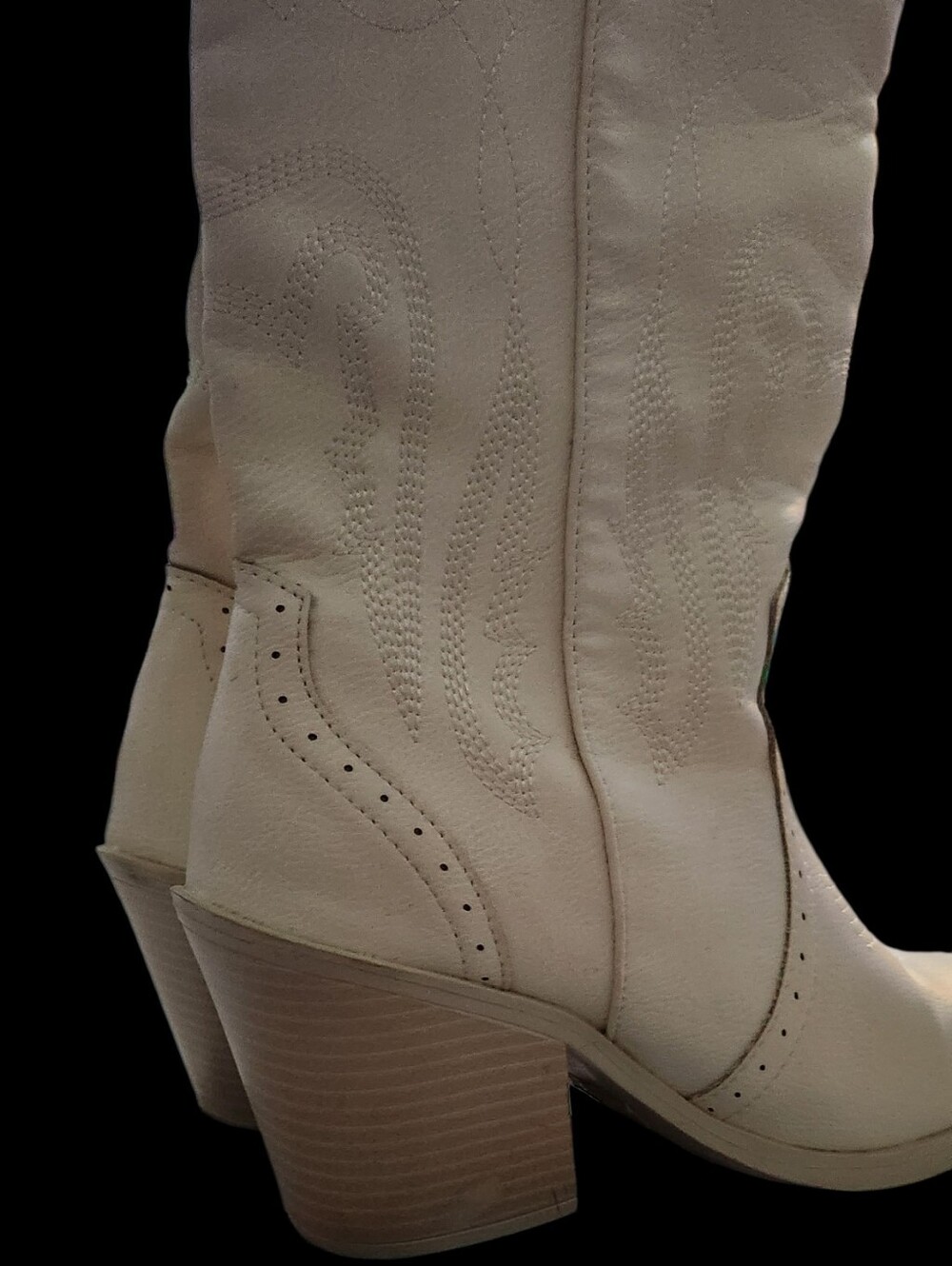 Sugar Kammy Western Boots in ivory Size 7 - Picture 11 of 13